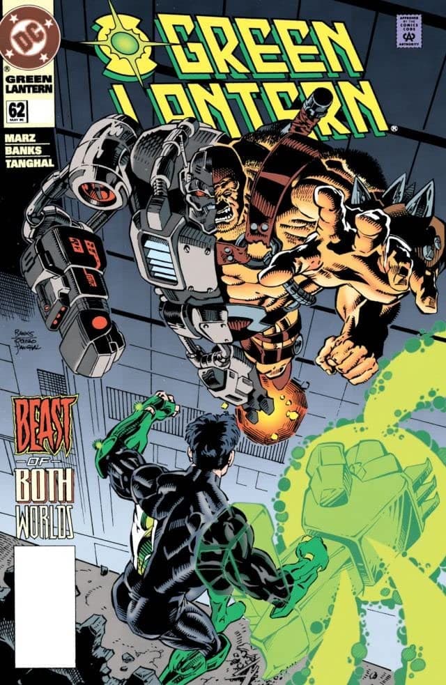 Green Lantern #62 cover