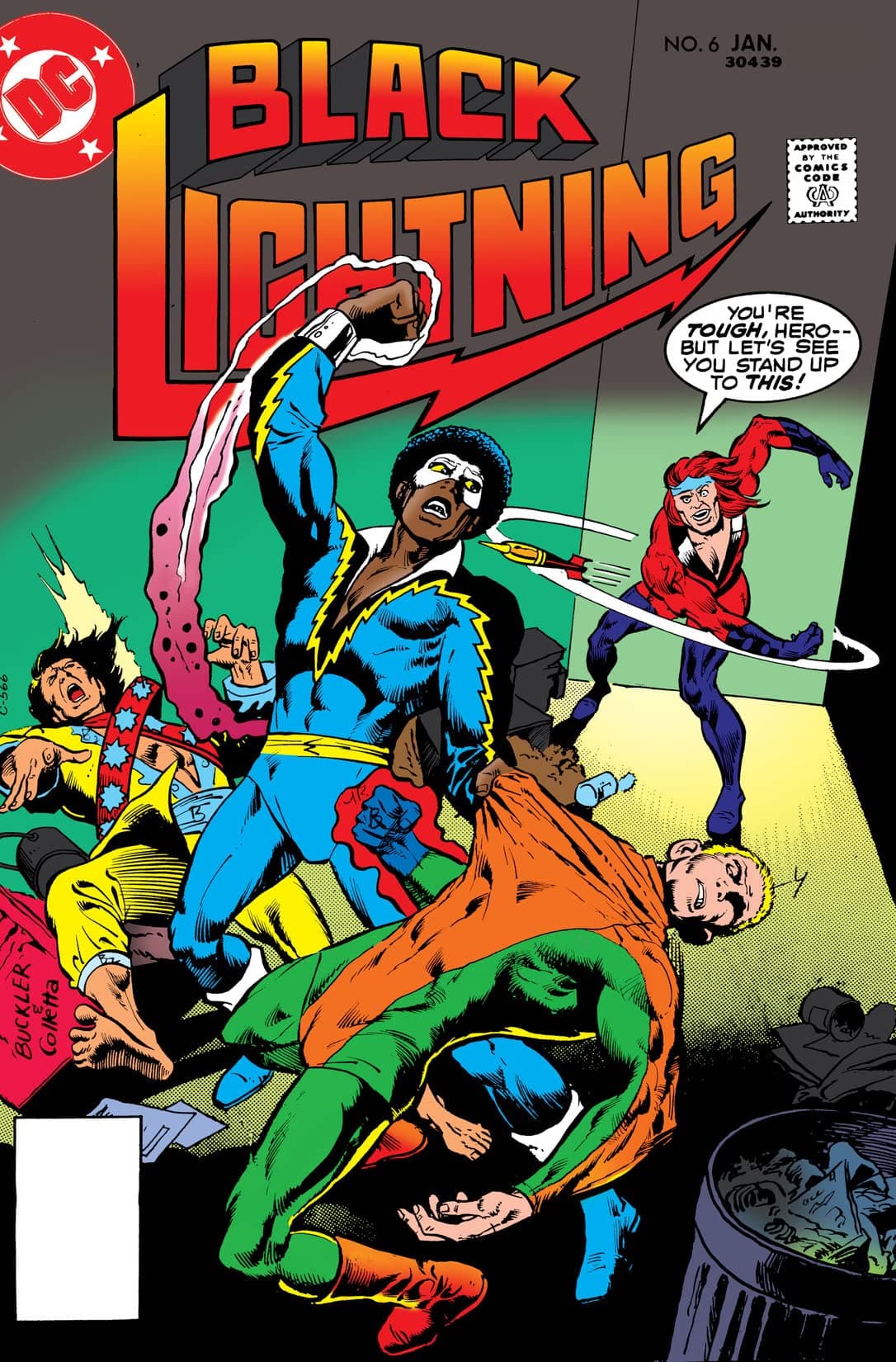 Black Lightning #6 cover