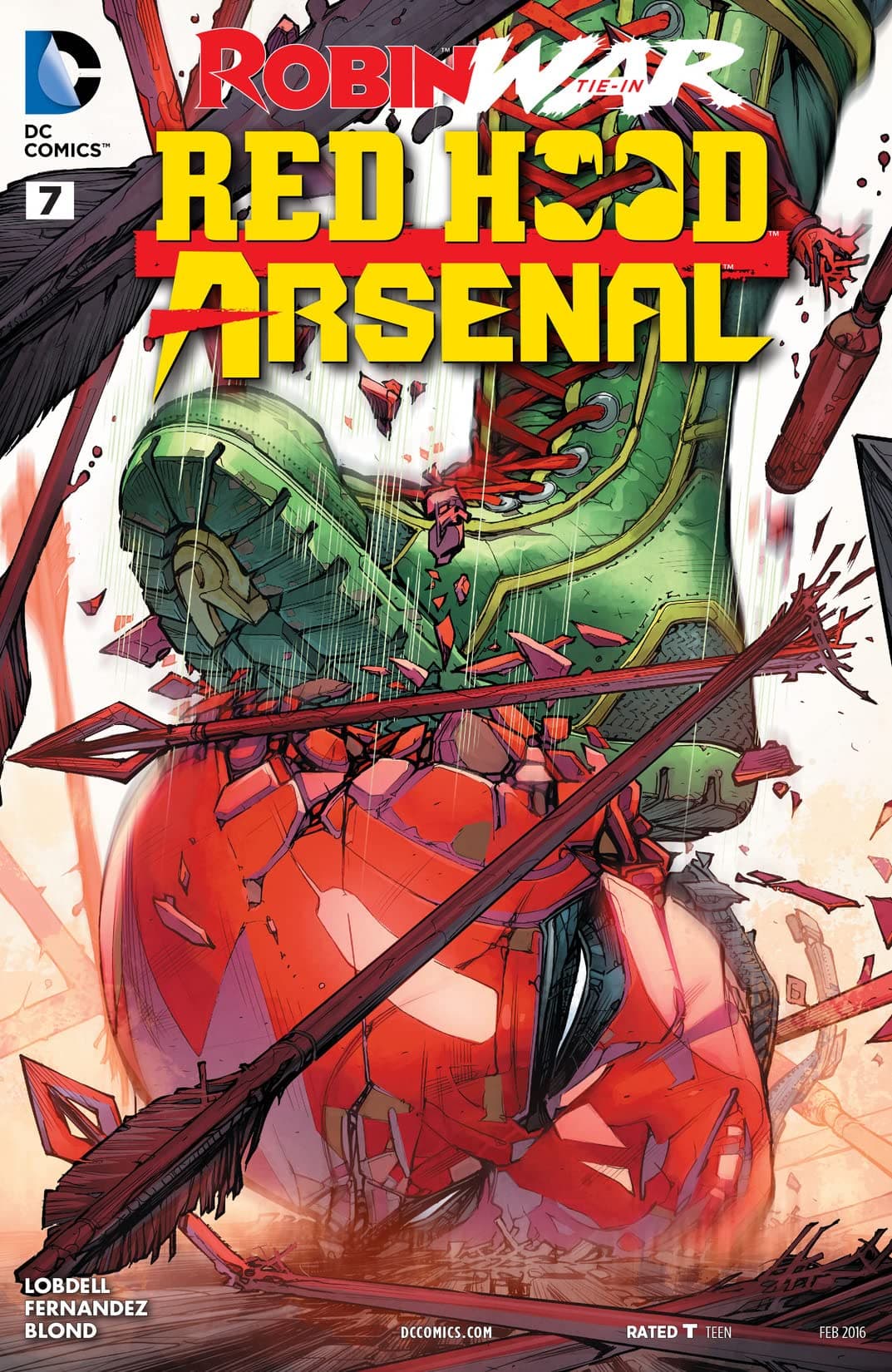 Red Hood/Arsenal #7 cover
