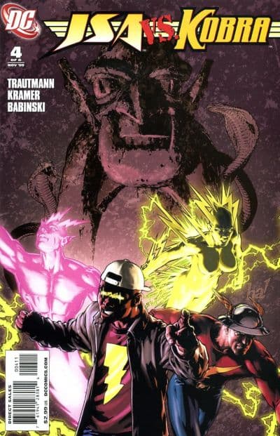 JSA vs. Kobra #4 cover