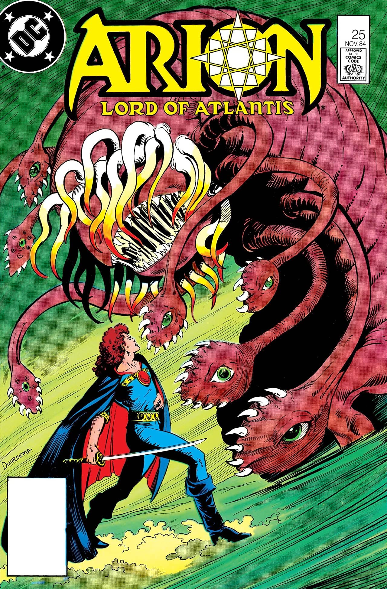 Arion, Lord of Atlantis #25 cover