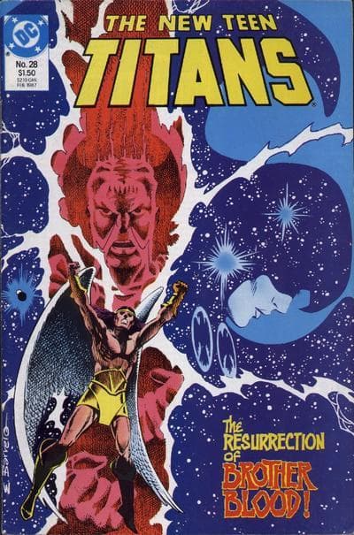The New Teen Titans #28 cover