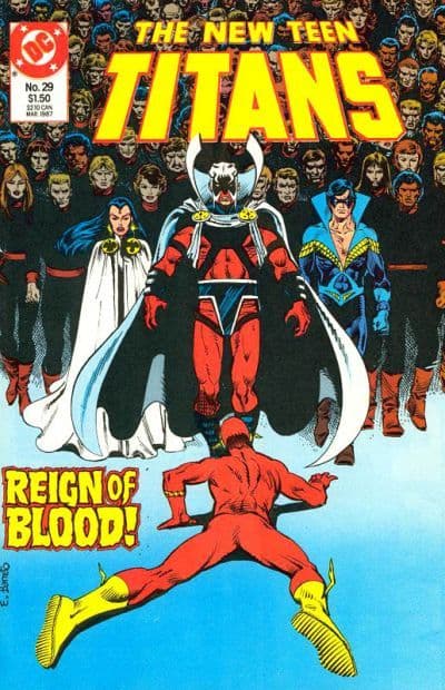 The New Teen Titans #29 cover