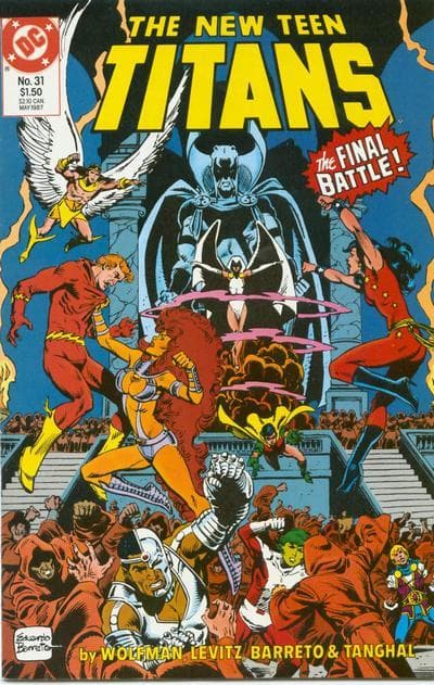 The New Teen Titans #31 cover