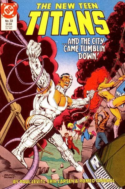 The New Teen Titans #33 cover