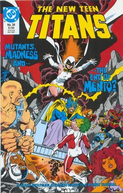 The New Teen Titans #34 cover
