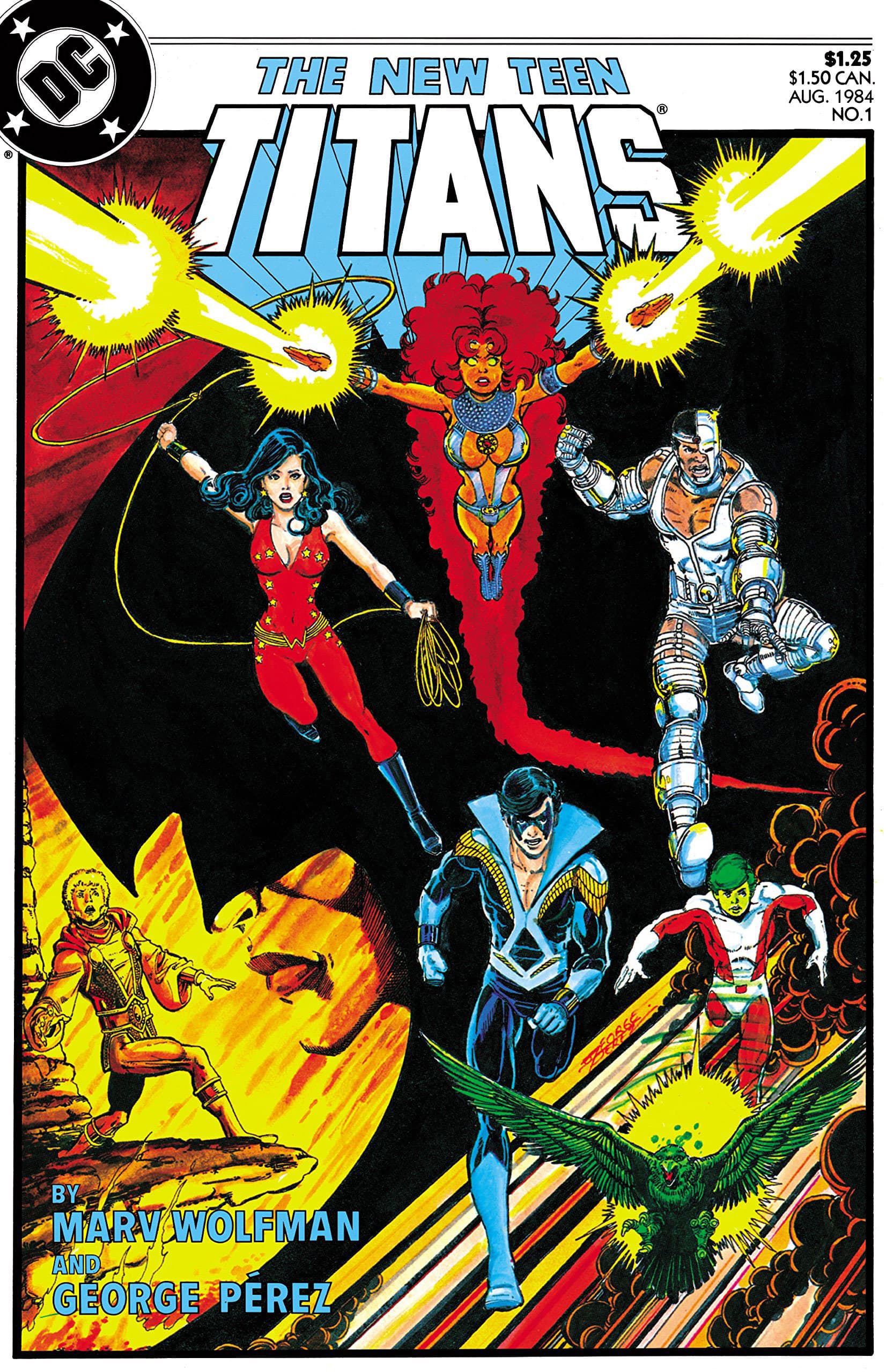 The New Teen Titans #1 cover