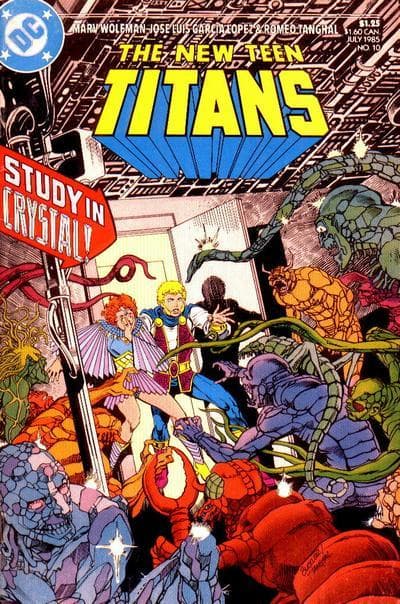 The New Teen Titans #10 cover
