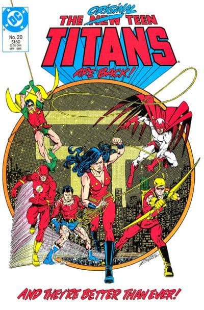 The New Teen Titans #20 cover