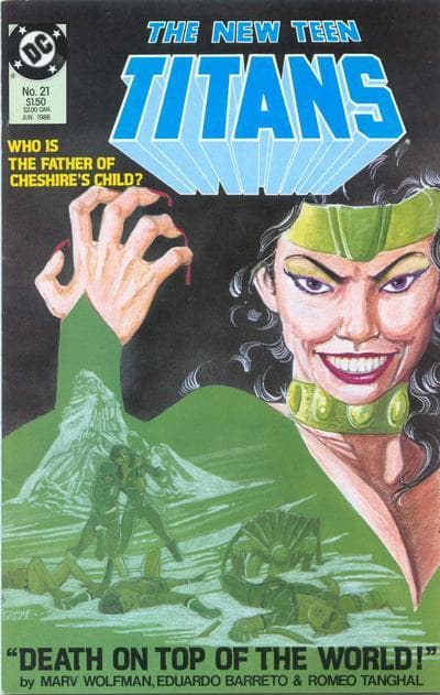 The New Teen Titans #21 cover
