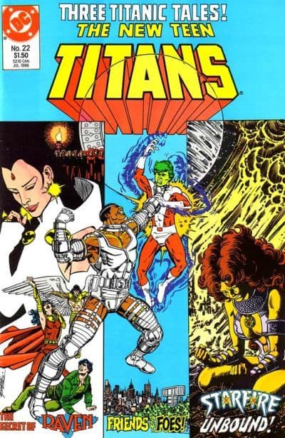 The New Teen Titans #22 cover