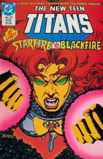 The New Teen Titans #23 cover