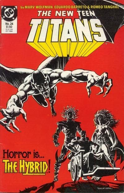 The New Teen Titans #24 cover