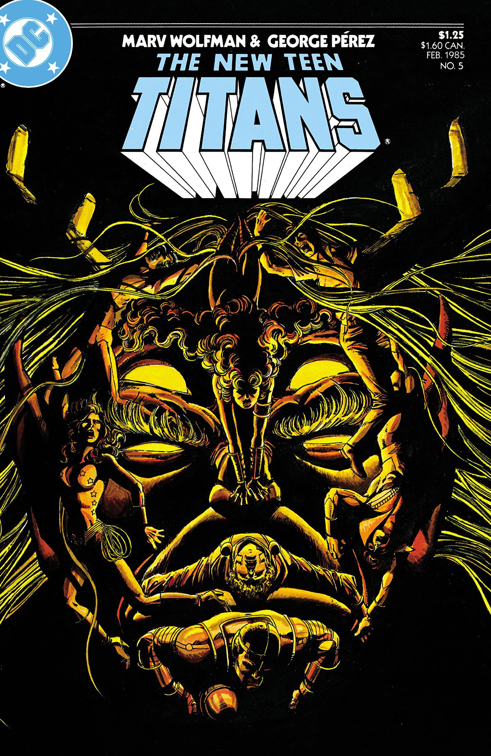 The New Teen Titans #5 cover