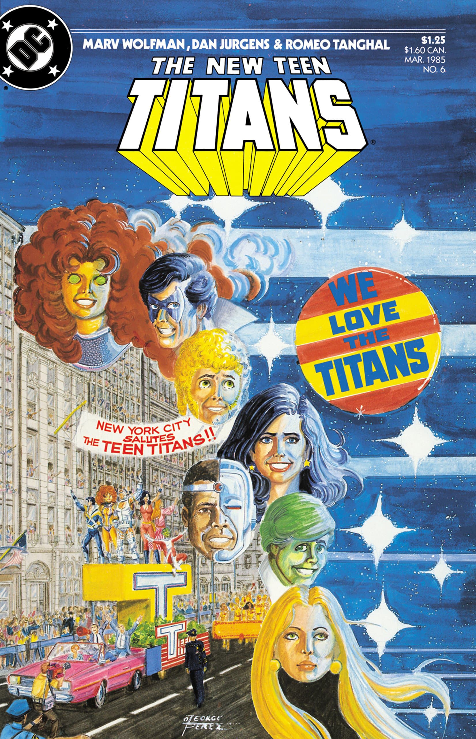The New Teen Titans #6 cover
