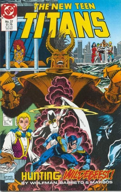 The New Teen Titans #37 cover