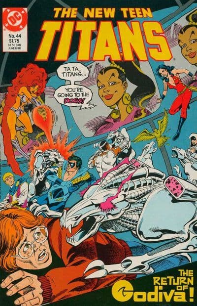 The New Teen Titans #44 cover