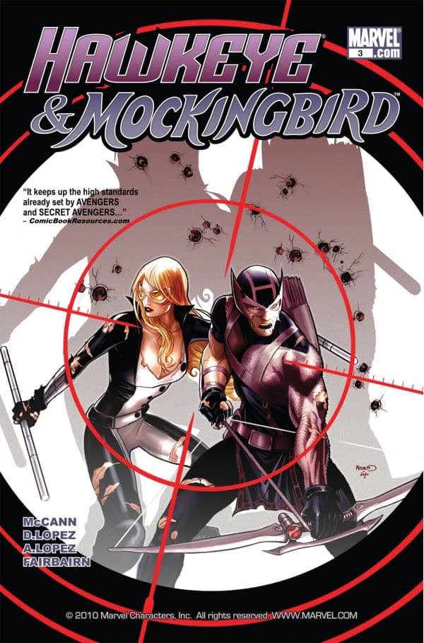 Hawkeye & Mockingbird #3 cover