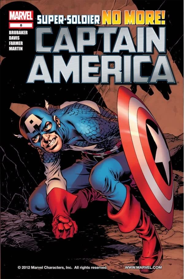 Captain America #8 cover