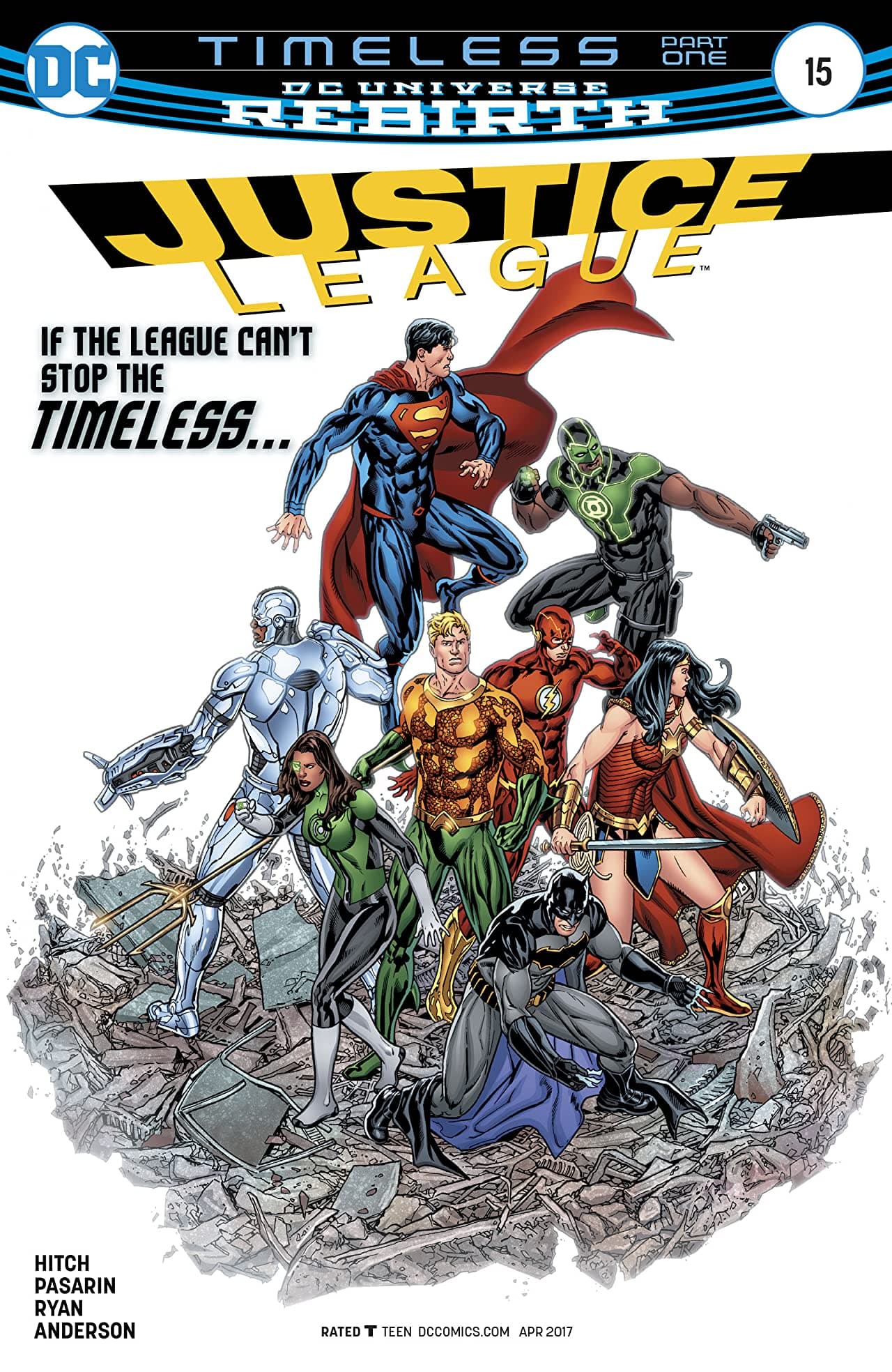 Justice League #15 cover