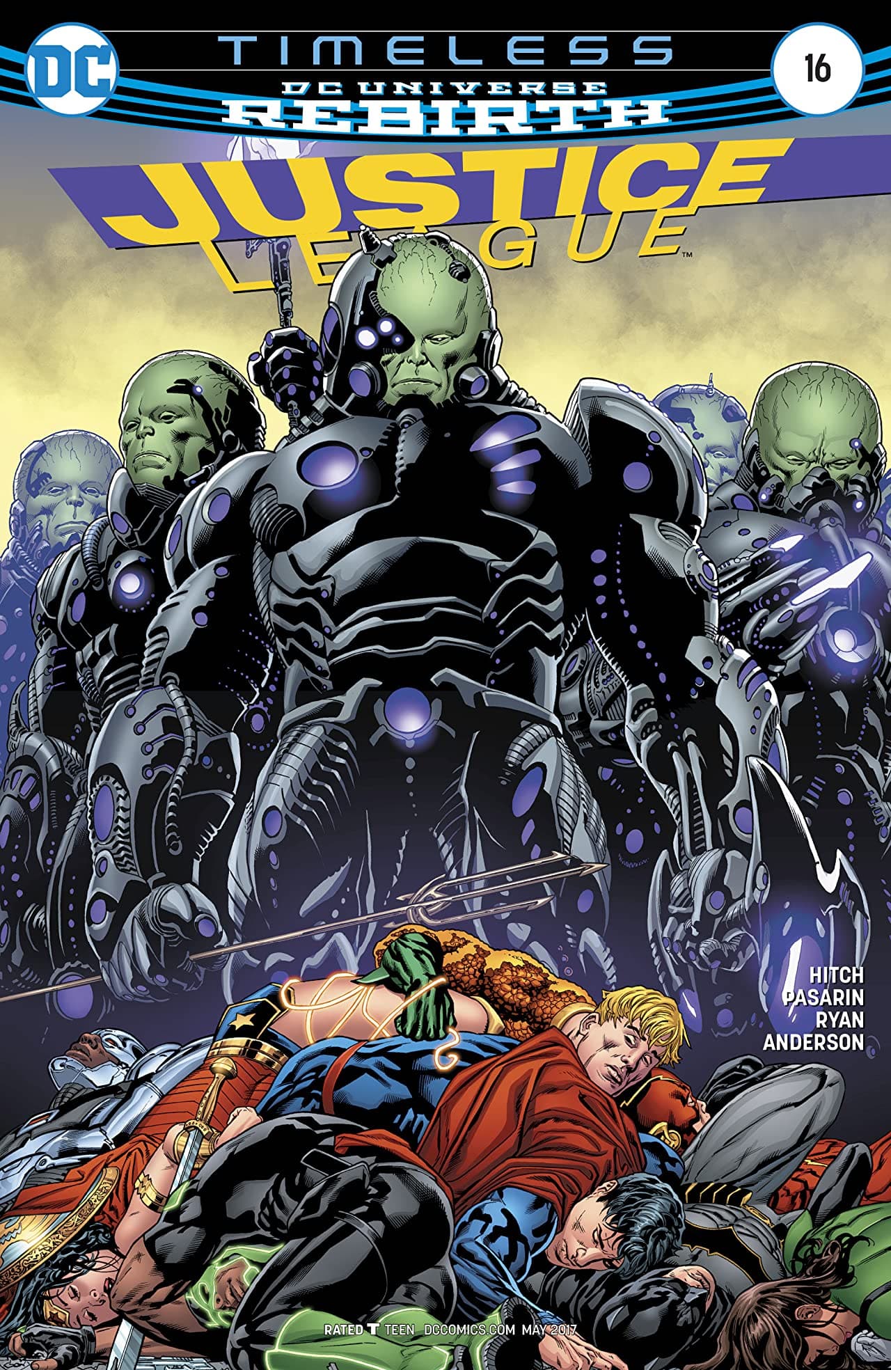 Justice League #16 cover