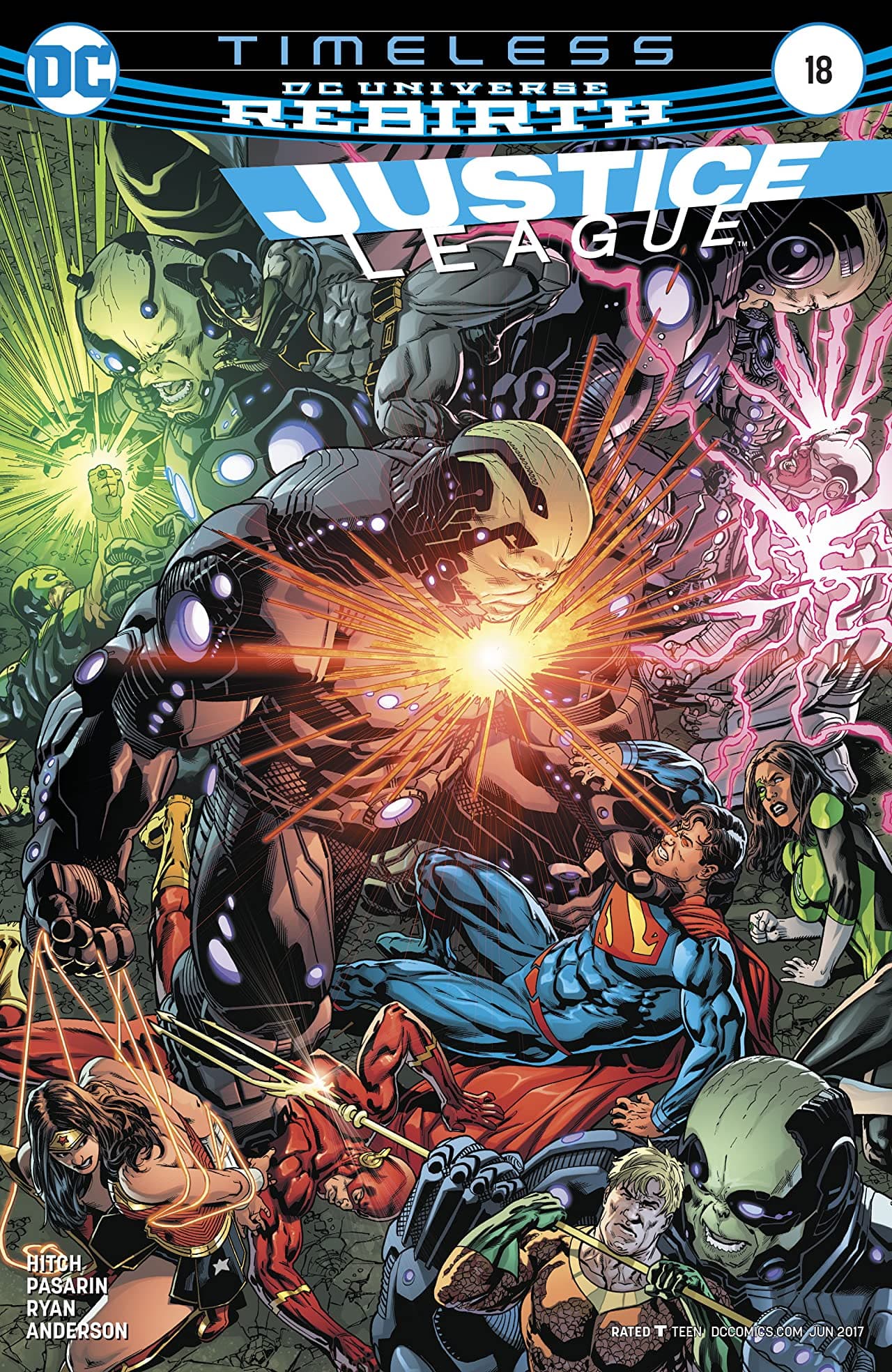 Justice League #18 cover
