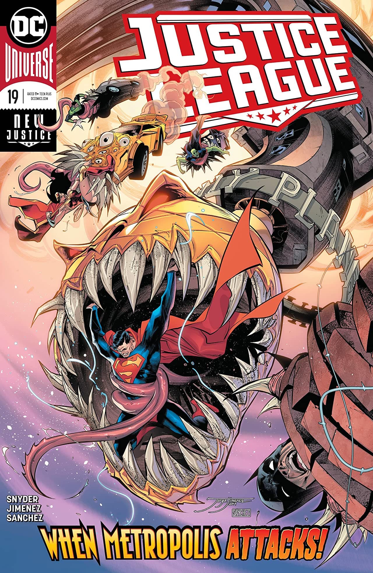 Justice League #19 cover