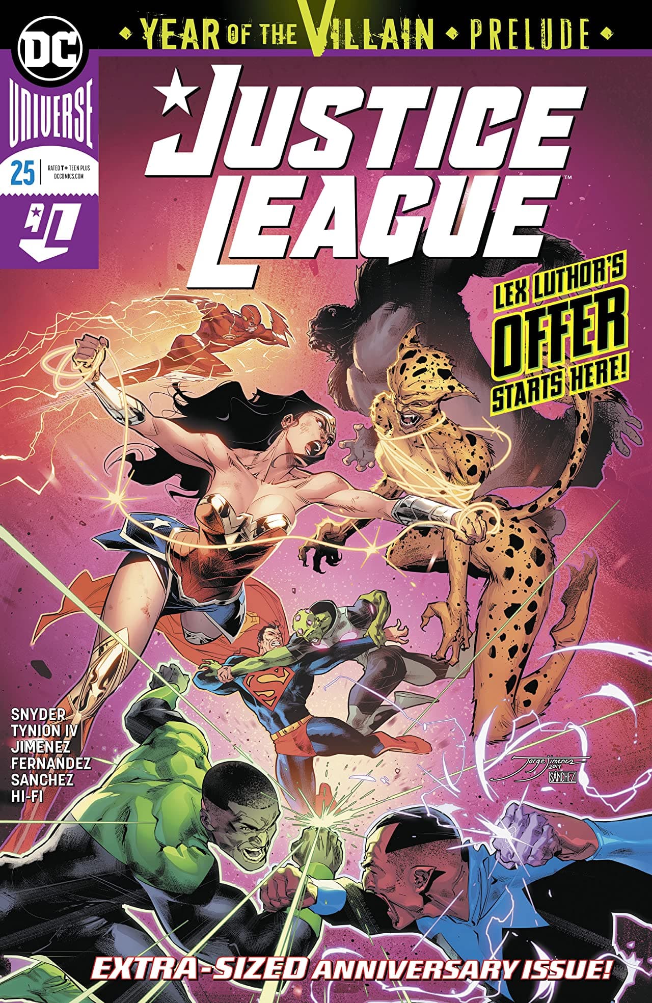Justice League #25 cover