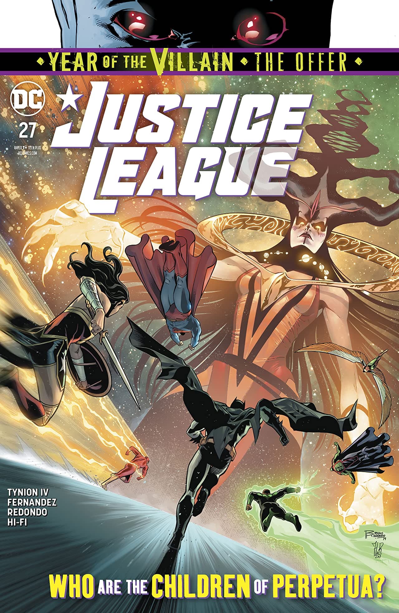 Justice League #27 cover