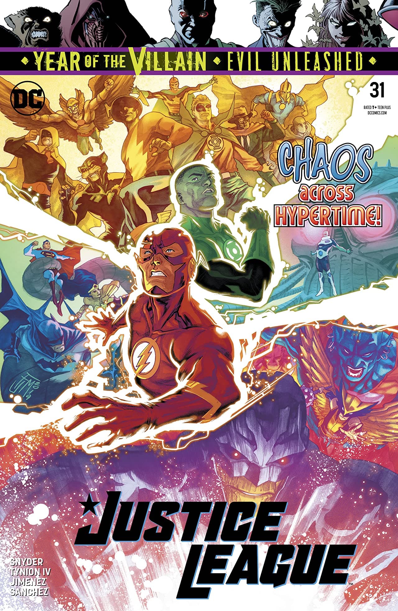 Justice League #31 cover