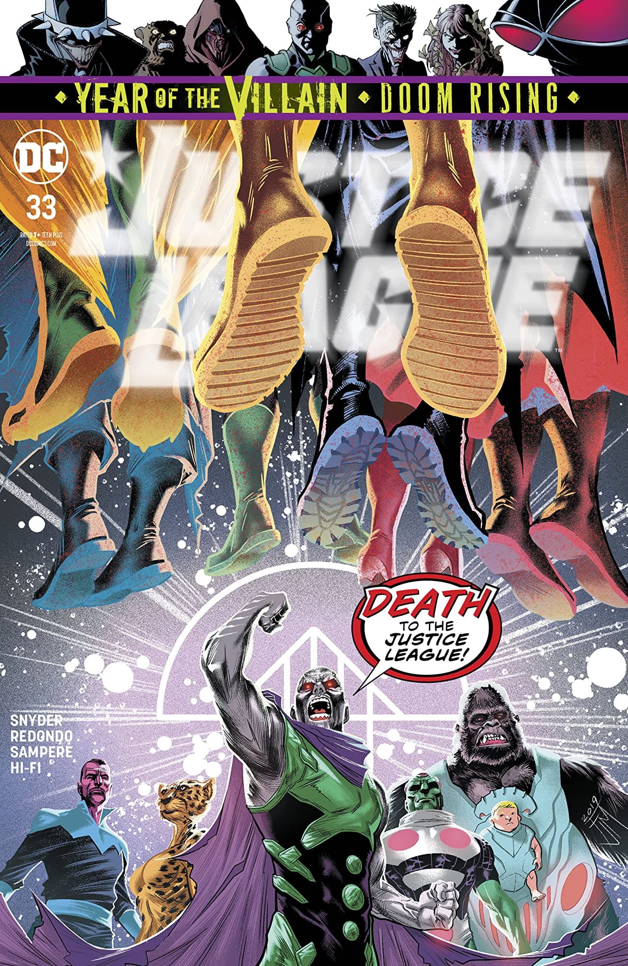 Justice League #33 cover