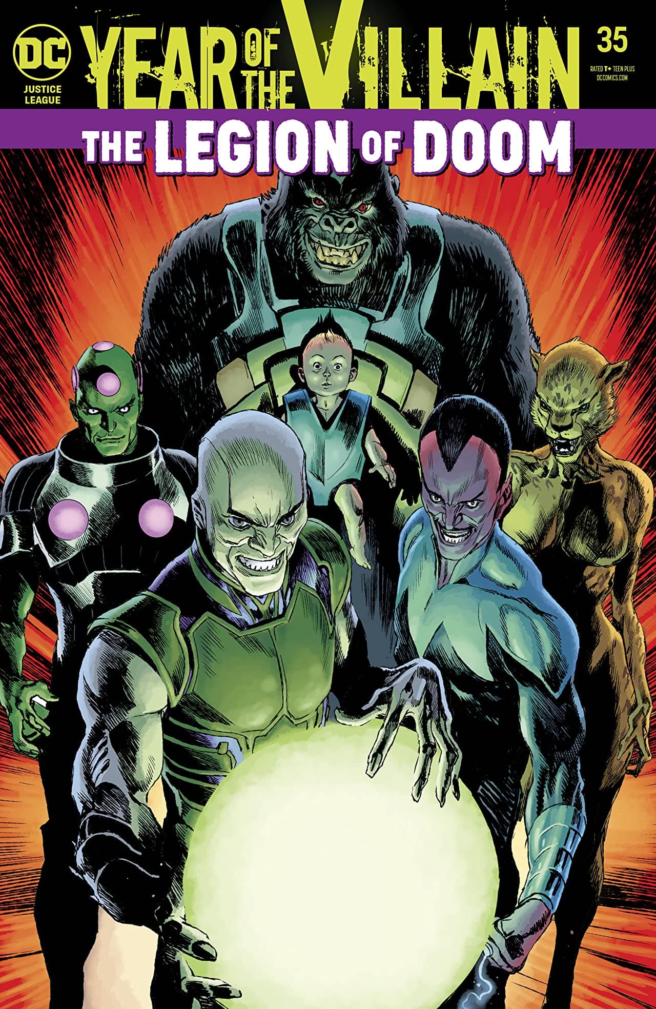 Justice League #35 cover