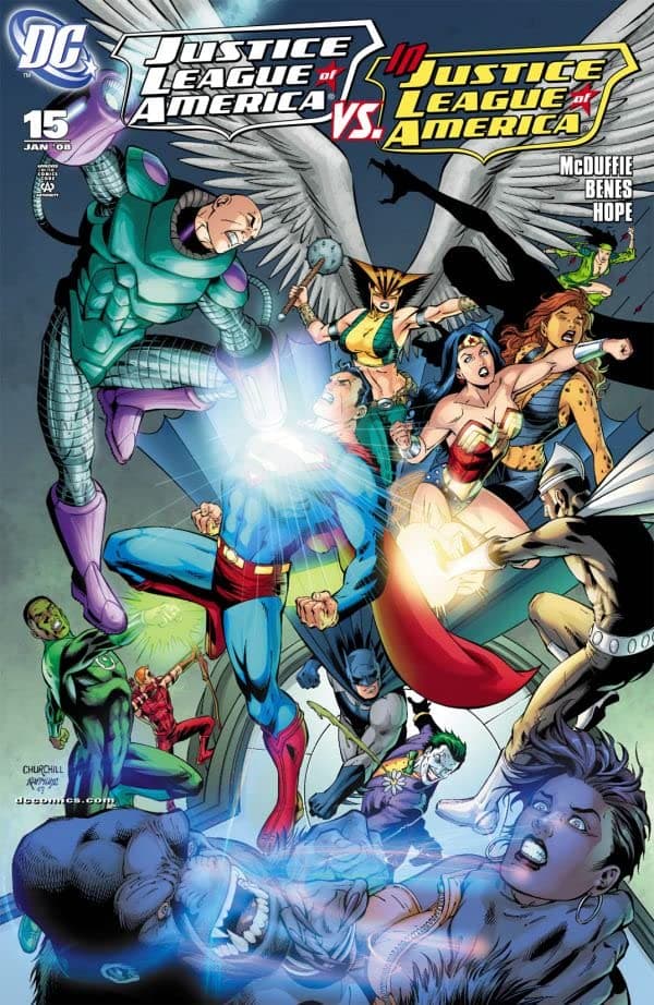 Justice League of America #15 cover