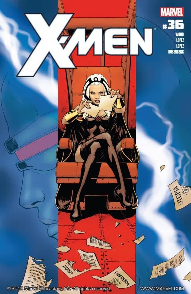 X-Men #36 cover