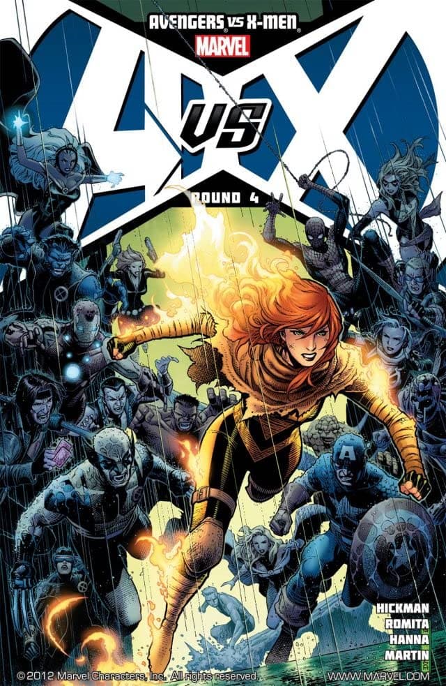 Avengers Vs. X-Men #4 cover