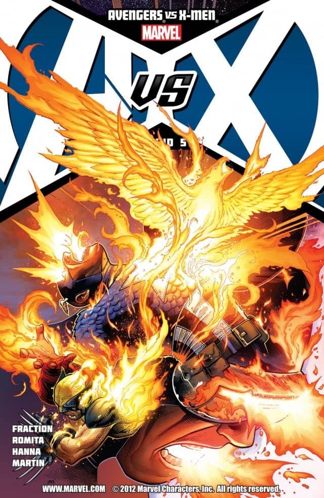 Avengers Vs. X-Men #5 cover