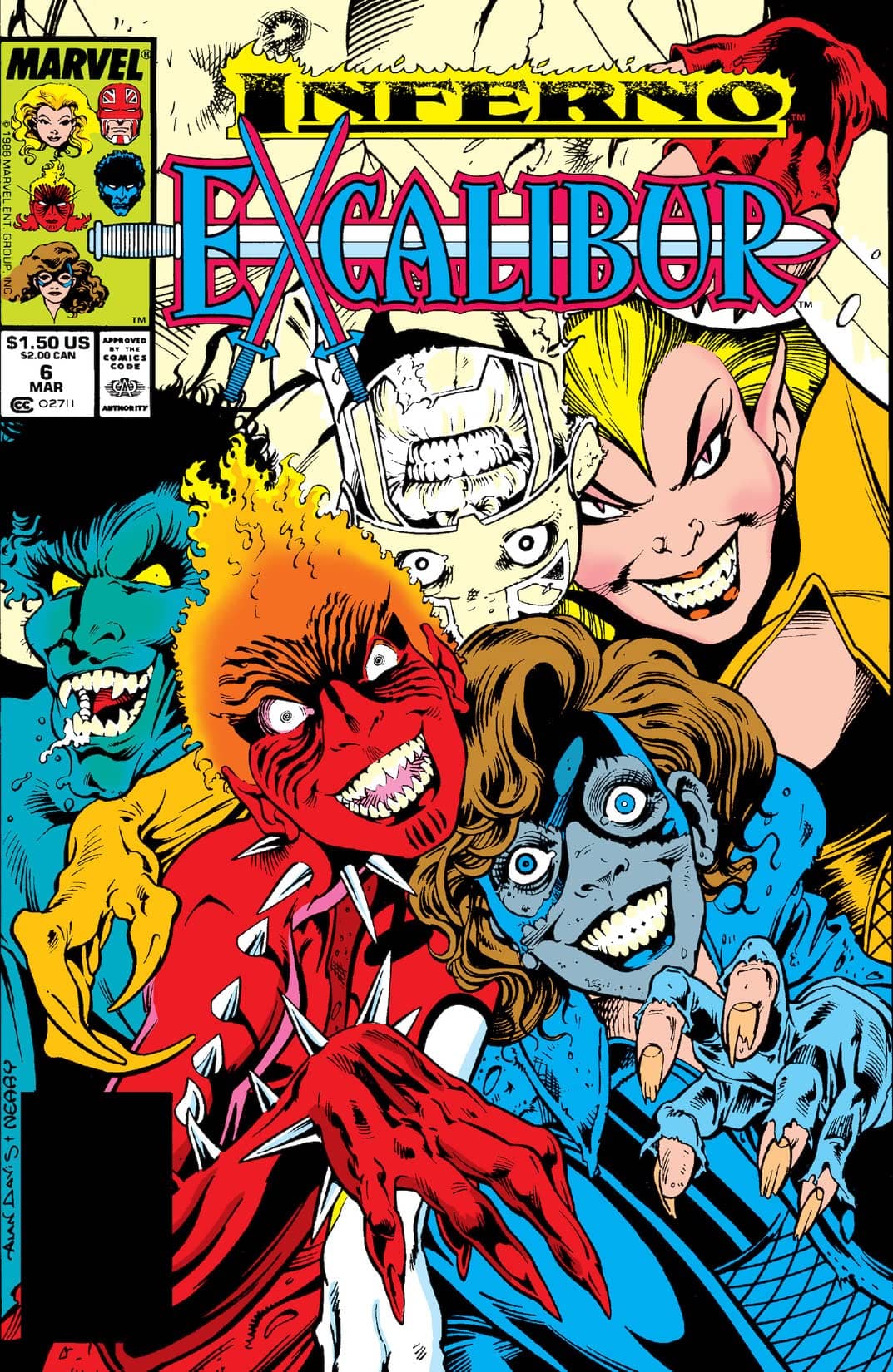 Excalibur #6 cover