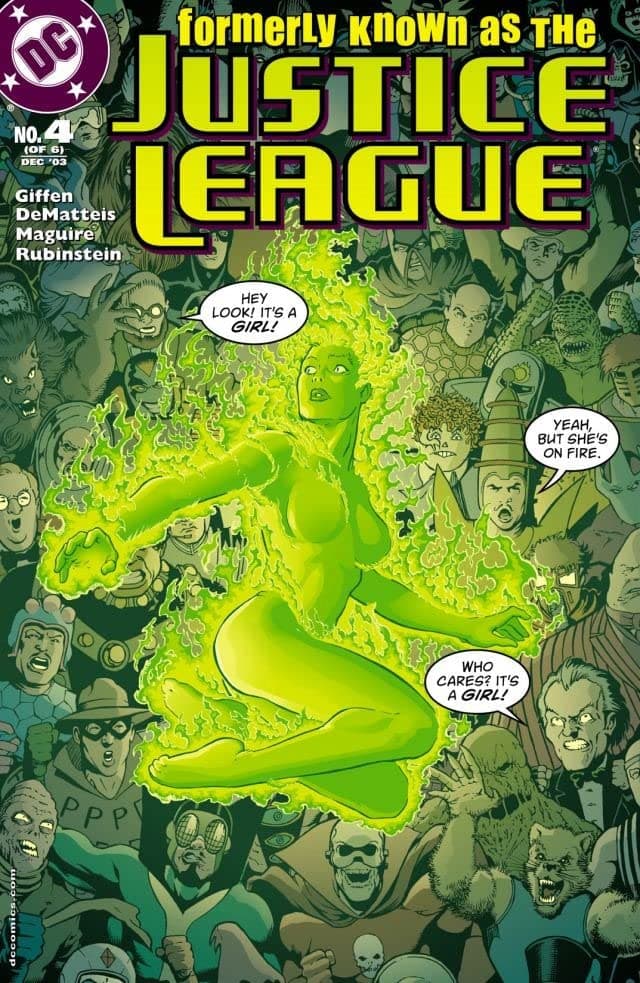 Formerly Known as the Justice League #4 cover