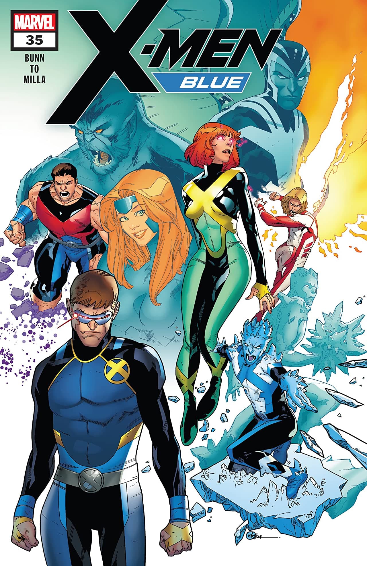 X-Men: Blue #35 cover