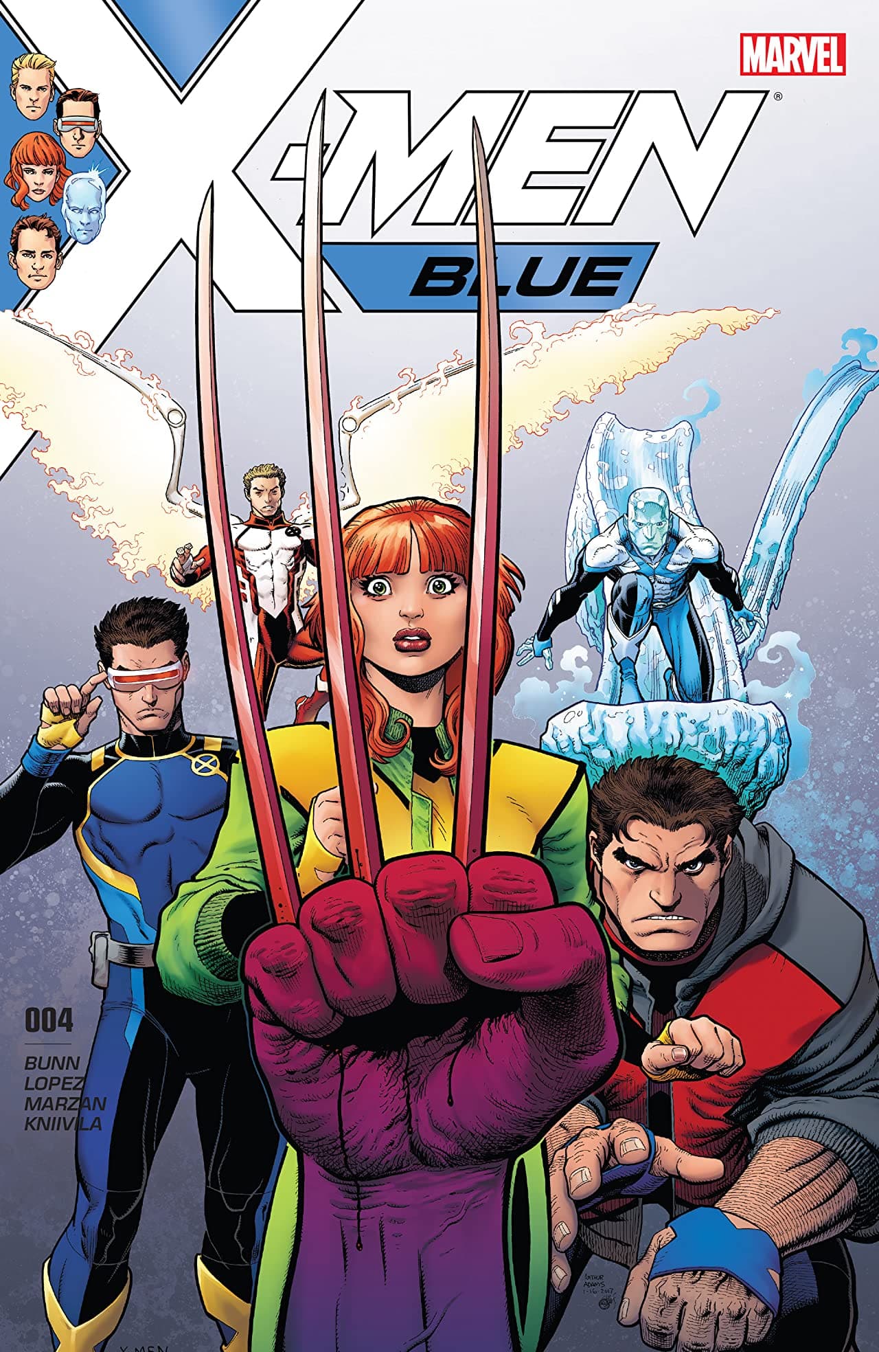 X-Men: Blue #4 cover
