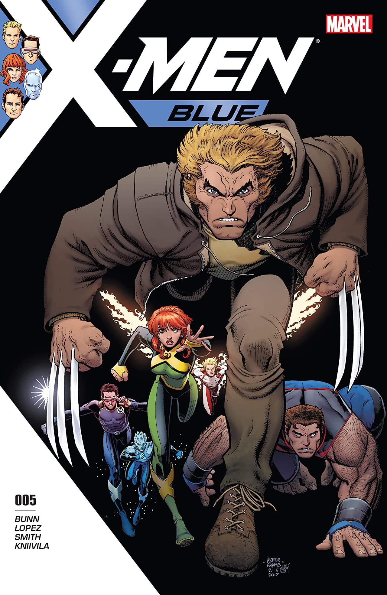 X-Men: Blue #5 cover