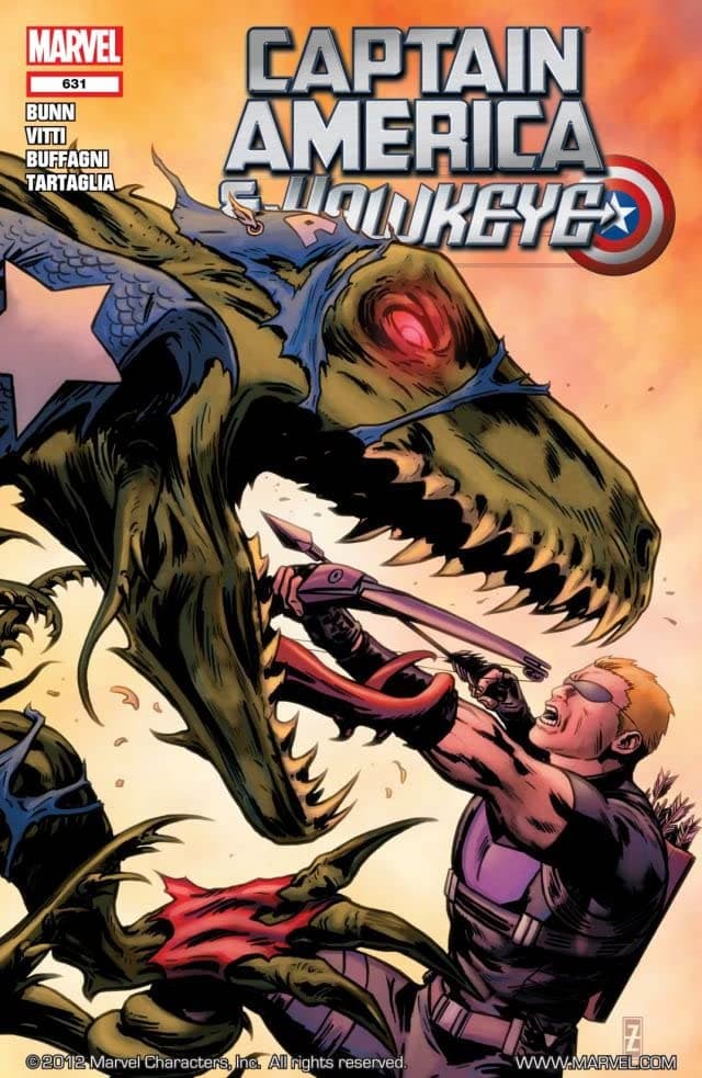 Captain America and Hawkeye #631 cover
