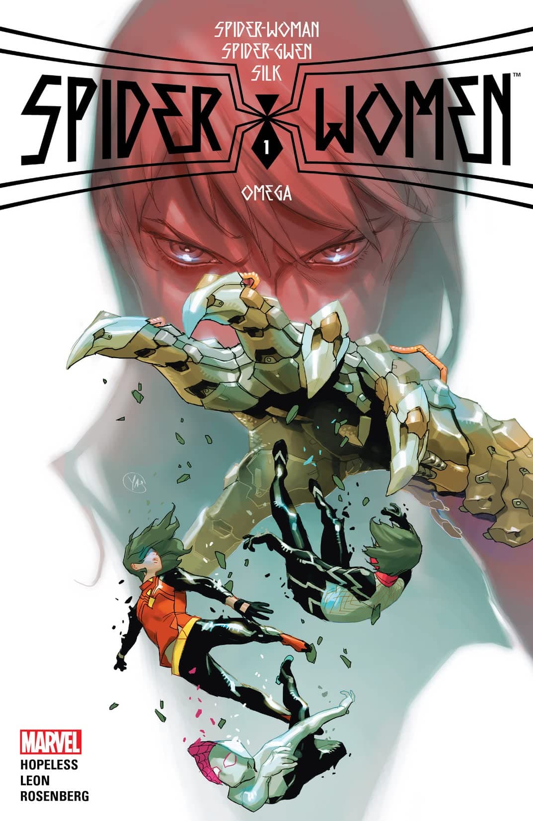 Spider-Women Omega #1 cover