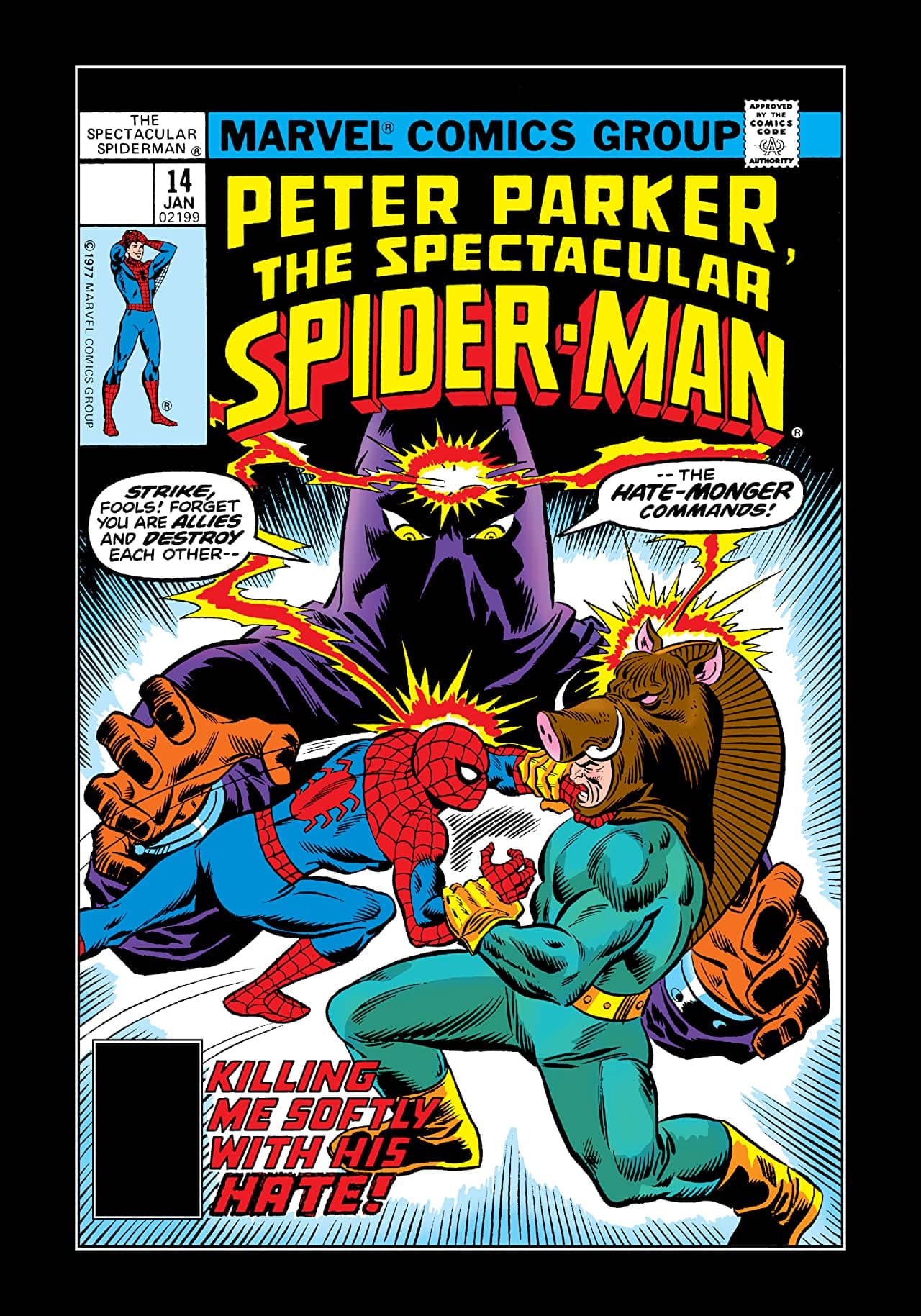 The Spectacular Spider-Man #14 cover