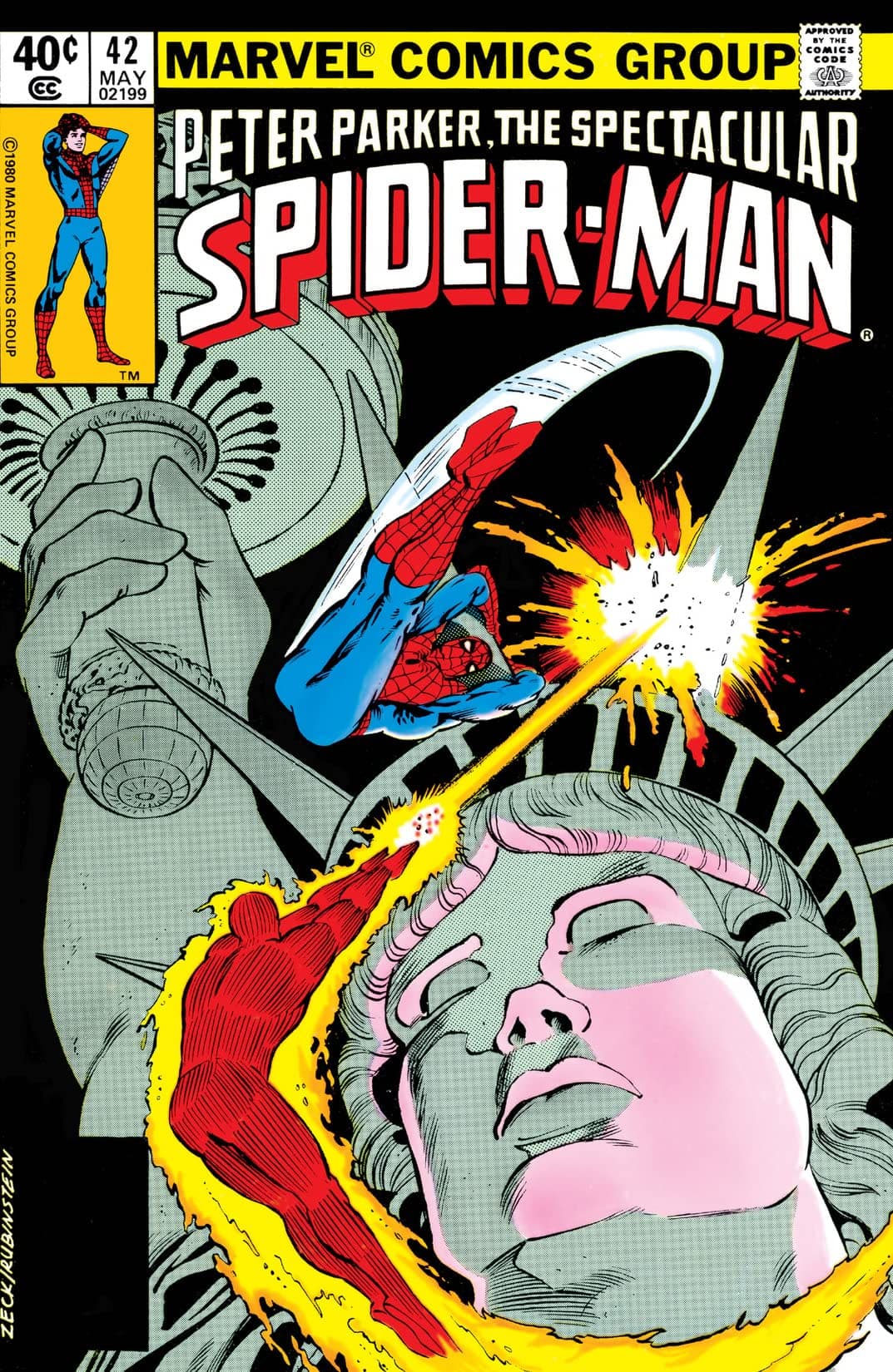 The Spectacular Spider-Man #42 cover