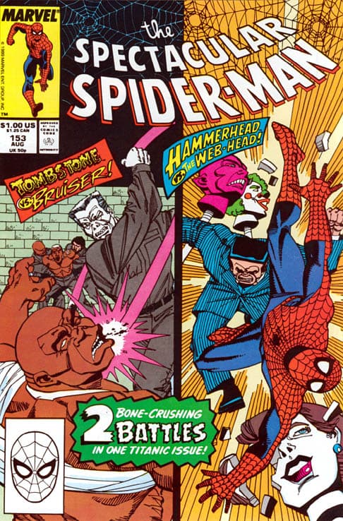 The Spectacular Spider-Man #153 cover