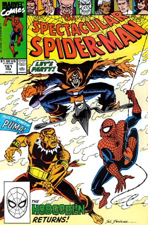 The Spectacular Spider-Man #161 cover