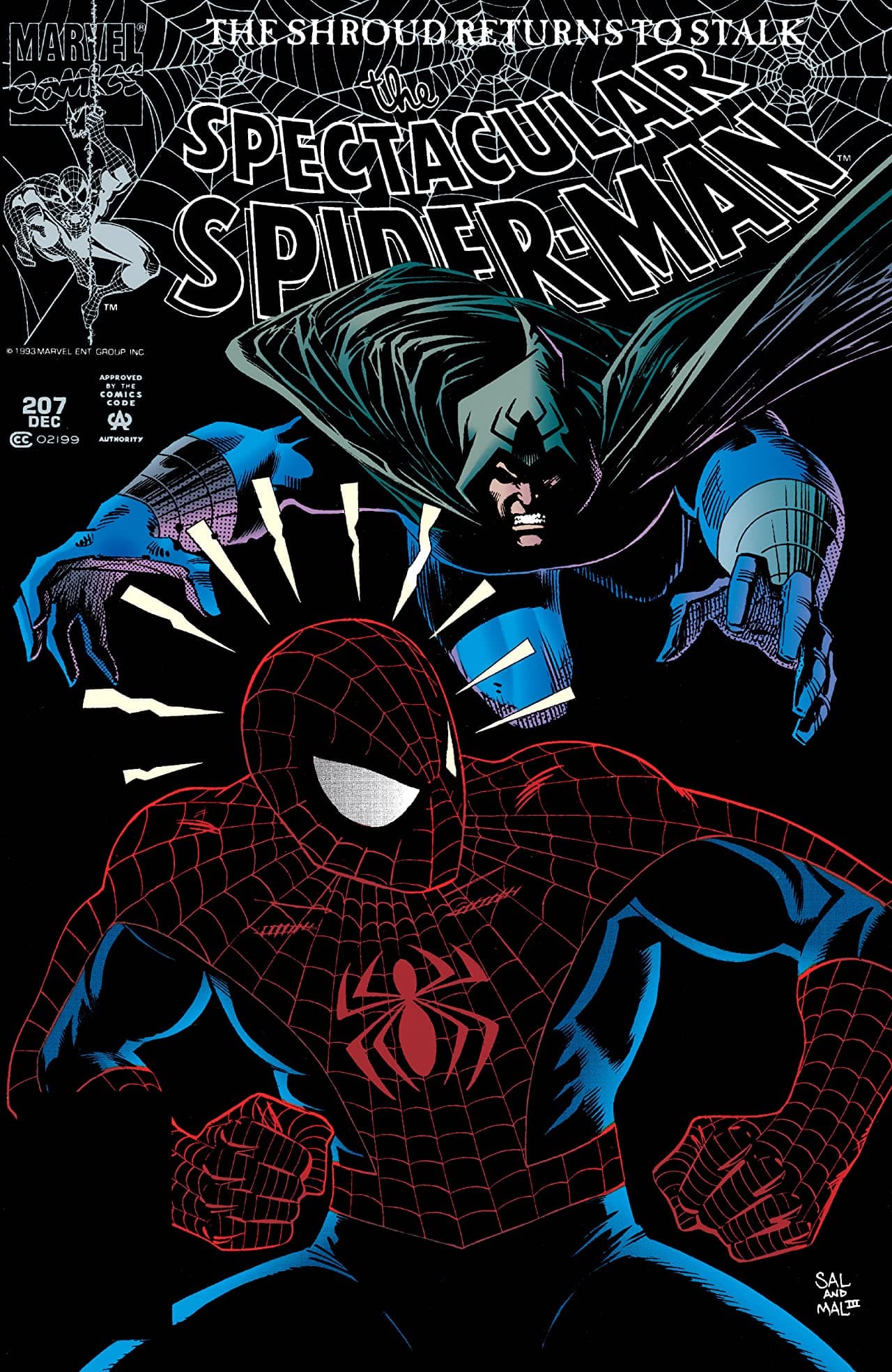 The Spectacular Spider-Man #207 cover