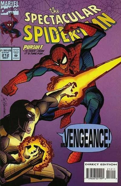 The Spectacular Spider-Man #212 cover