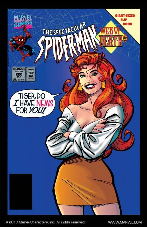 The Spectacular Spider-Man #220 cover